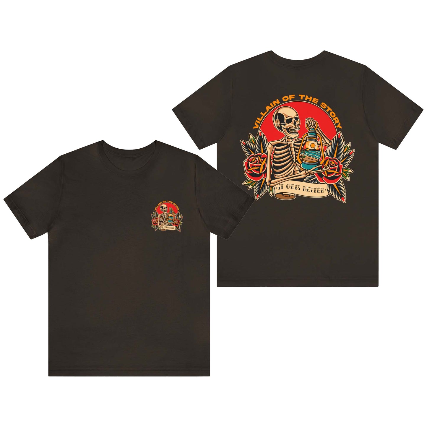 It Gets Better Tee (Dark Brown): SALE