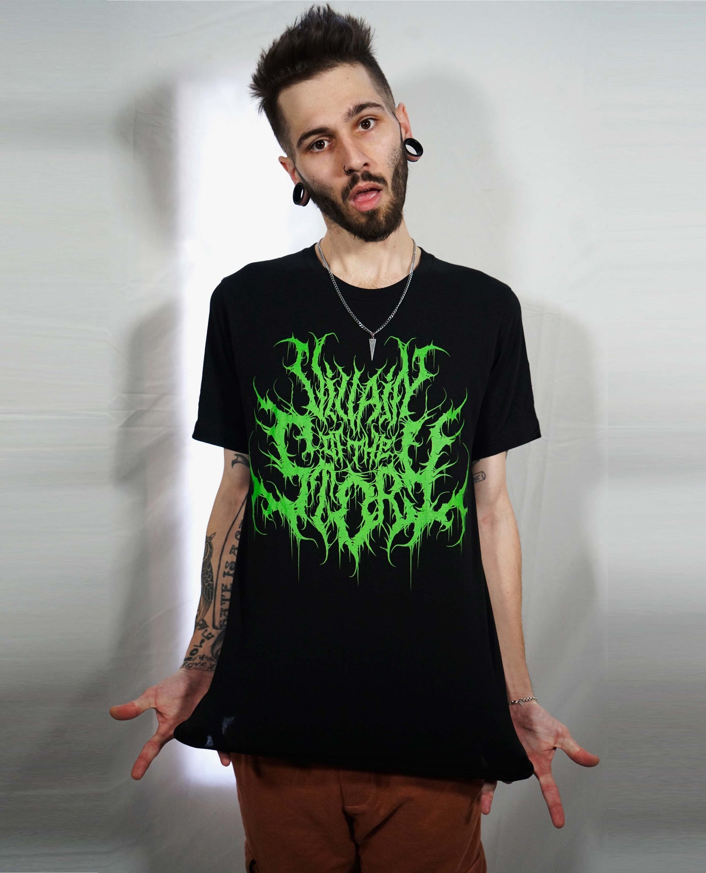 Deathcore Tee (Green): SALE
