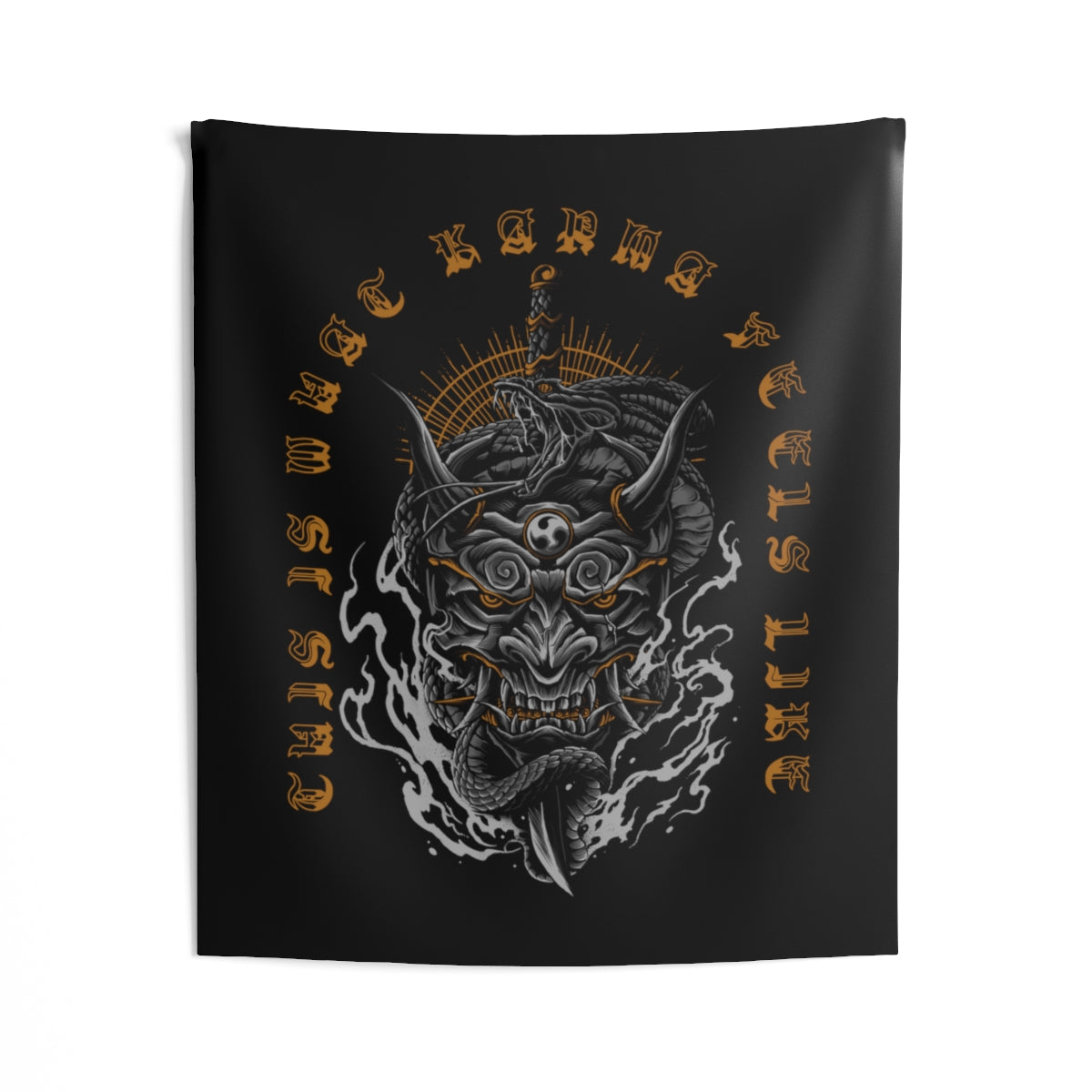 Oni/Snake Wall Flag