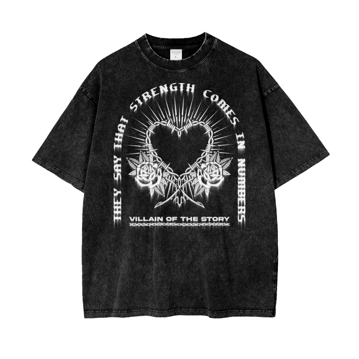 Strength in Numbers Snow Wash Tee