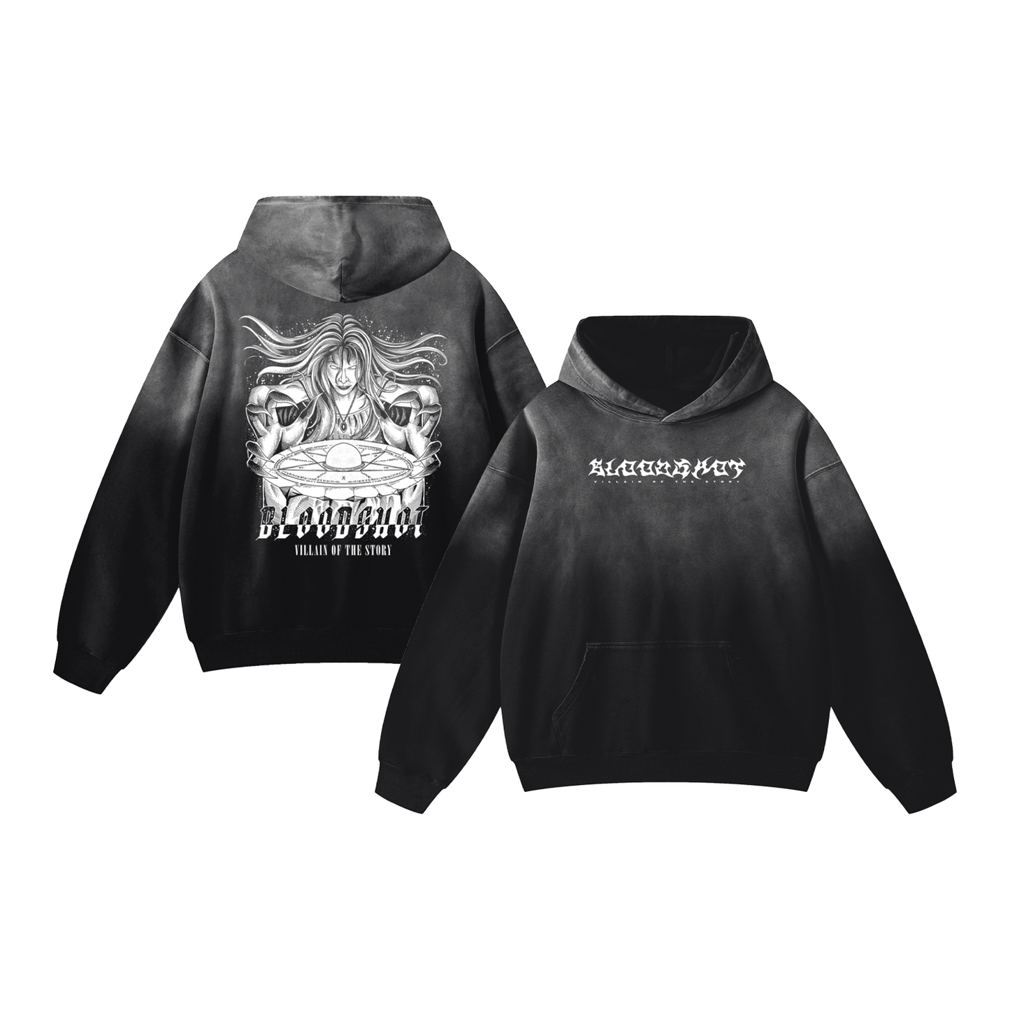 Bloodshot Sunfade Oversized Hoodie